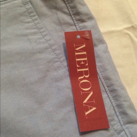 Merona flat front blue shorts - Picture 5 of 8